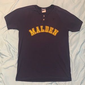 BIKE authentic athletic tee size L color:blue